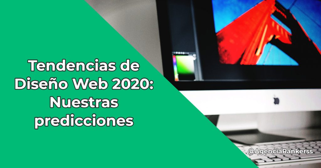 Tendencias diseño web 2020