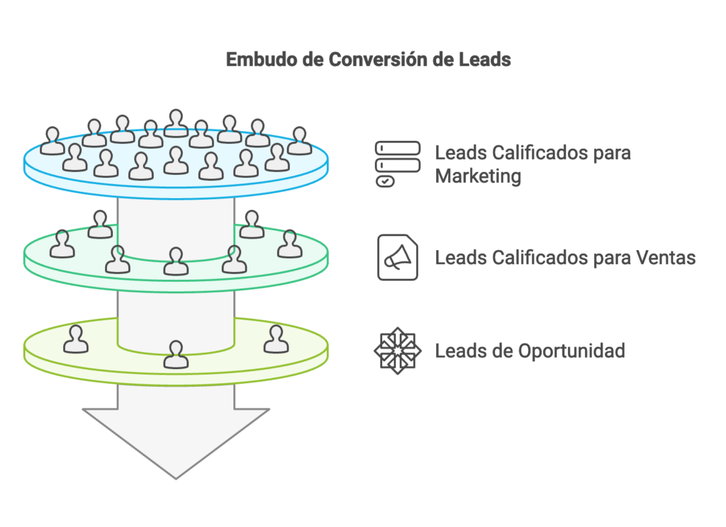 ¿Qué tipos de leads existen y cuál es su función?