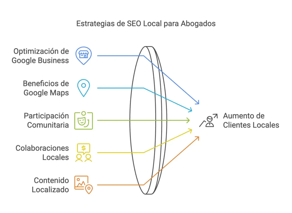 Estrategia seo local para abogados